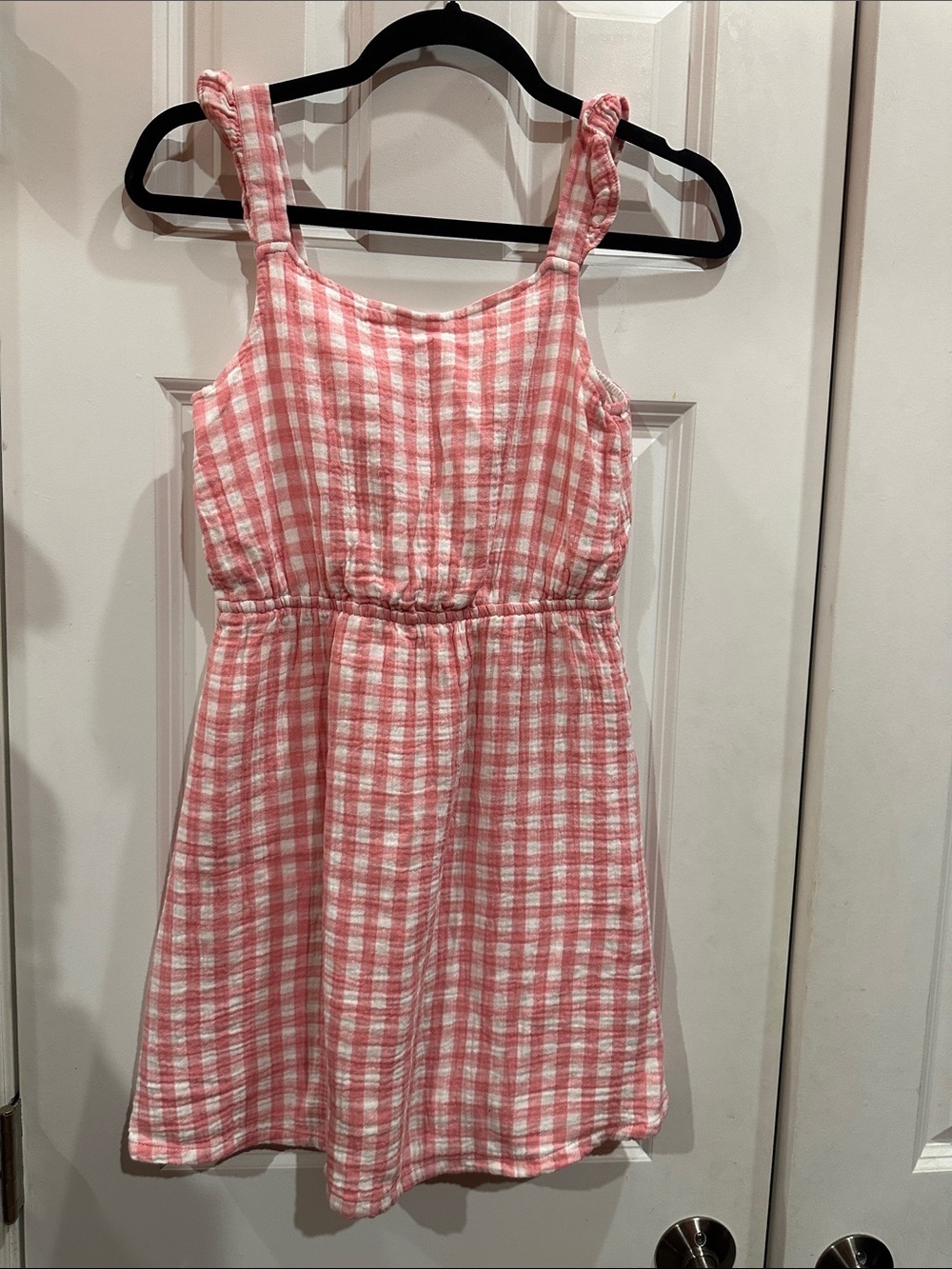 NWOT GAP Pink Gingham Sundress for Girls size 10/12